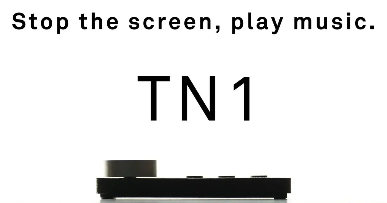 画面を止めて、音楽を流そう。（TN1デザインのひみつ）